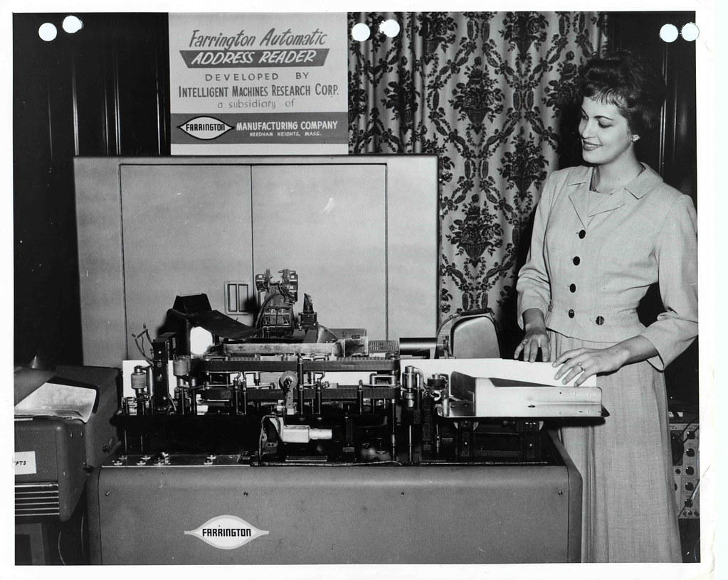 Farrington Automatic Address Reading Machine 1953